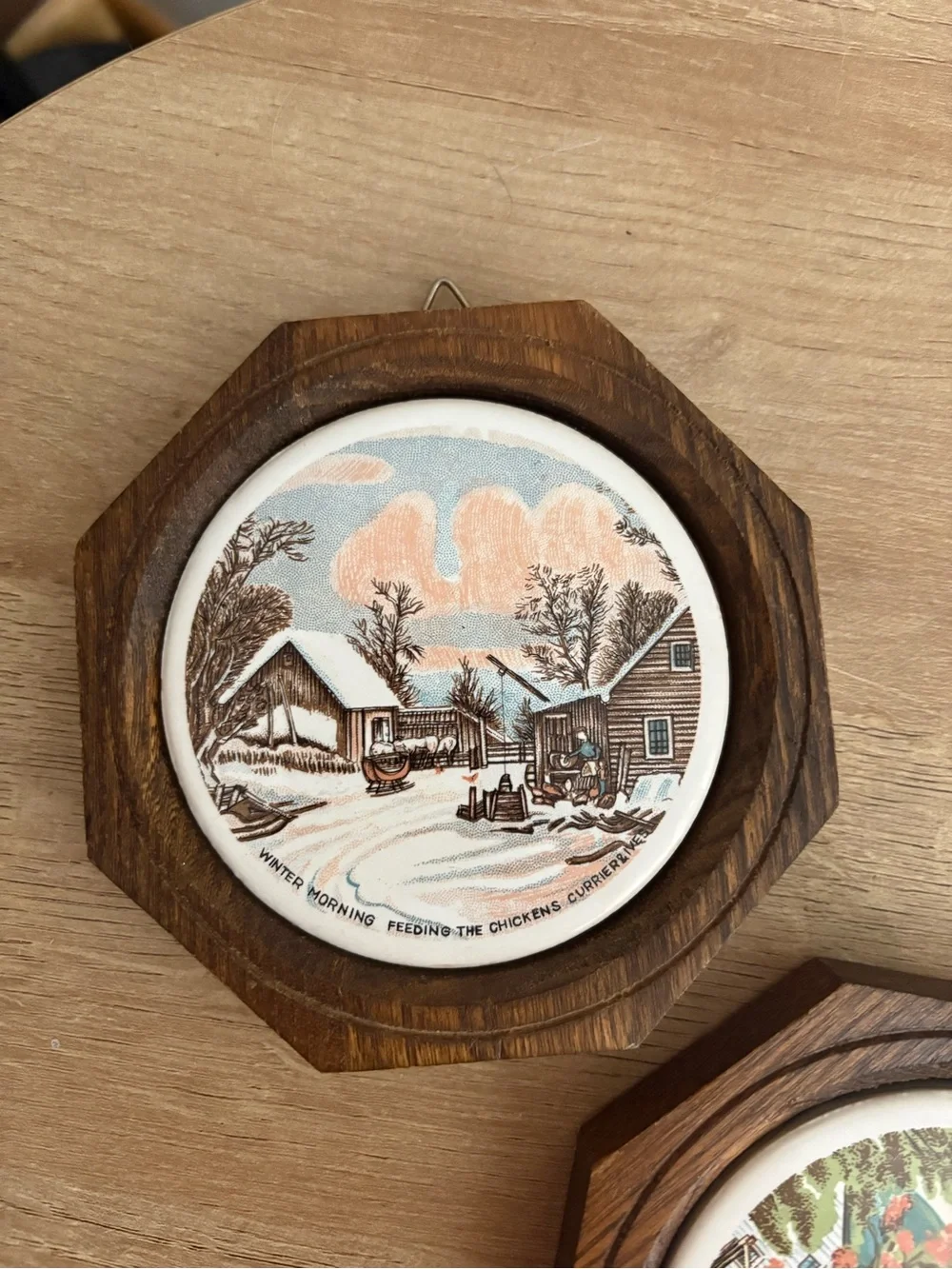 Currier & Ives each inches